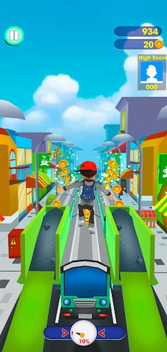 Subway boy Bus: Run Game - Screenshot 2