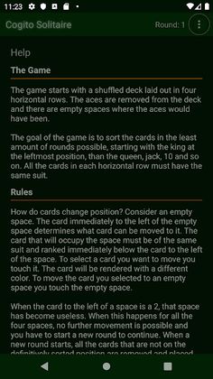 Cogito Solitaire - Screenshot 4