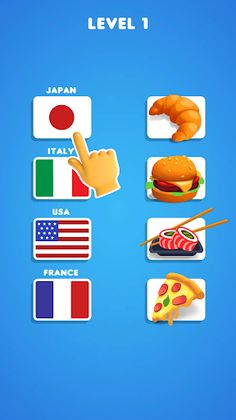 Country Match Puzzle - Screenshot 1