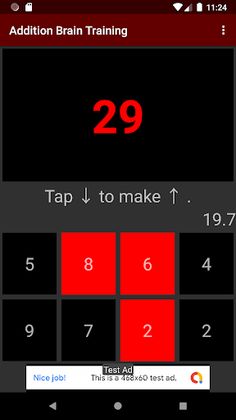 Addition brain training - Screenshot 3