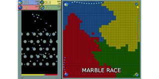 Marble Race and Country Wars - Screenshot 1