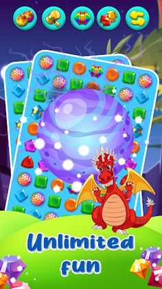 Dragon Jewels Blast - Match 3 - Screenshot 3