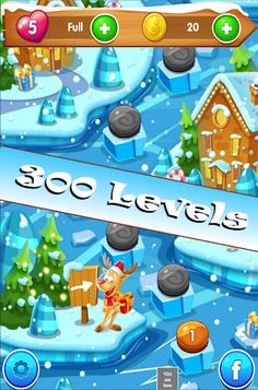 Reindeer Rescue - Bubble Shoot - Screenshot 3