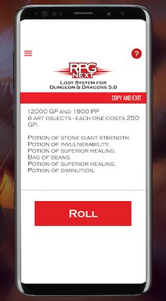 RPG Next DnD Loots - Screenshot 4