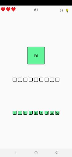 Chemical Elements Game - Screenshot 1