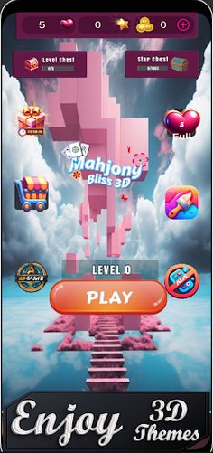 MahjongBliss: 3D Tile Match - Screenshot 3