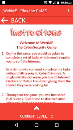 WebME - The CyberSecurity Game - Screenshot 2