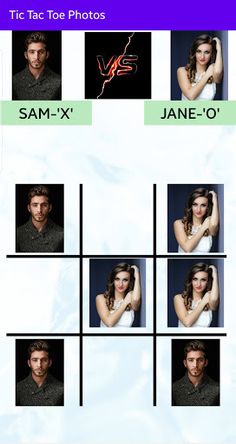 Tic Tac Toe With Photos:Galler - Screenshot 2