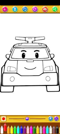 Coloring super Car and Truck - Screenshot 1