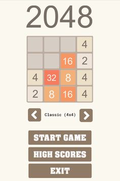 2048 Game - Screenshot 1