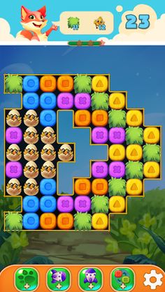 Tricky Blast: Three in row New - Screenshot 1
