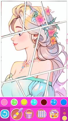 Princess Coloring Drawing Book - Screenshot 3