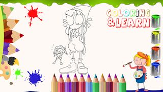 Pomni Digital circus coloring - Screenshot 2