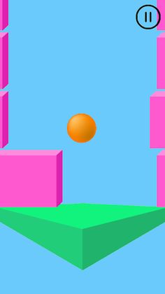 Jump Bounce Scroll Ball - Screenshot 1