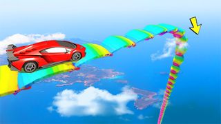 car stunts 3d mega ramp : us c - Screenshot 1