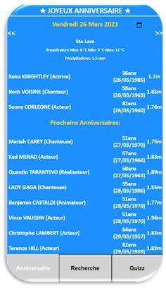 Joyeux Anniversaire et Célébri - Screenshot 1