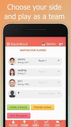 Rackword - Online word game - Screenshot 3