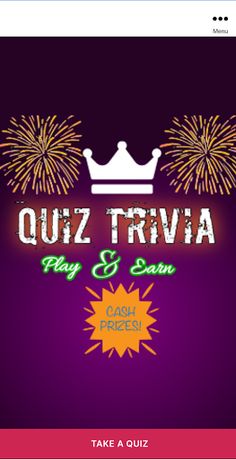 Play and Earn Quiz Trivia - Screenshot 1