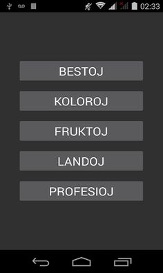 Jogo da Forca em Esperanto - Screenshot 1