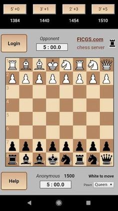 Chess 960 • FICGS play rated g - Screenshot 1