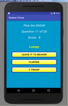 Sixties TV Trivia - Screenshot 4