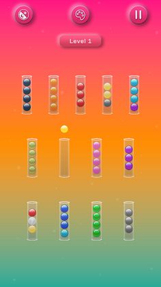 Bubble Swipe Color Sort - Screenshot 2