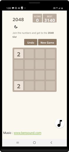 2048 Musical - Screenshot 1