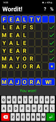 Wordit! - unique word game - Screenshot 4