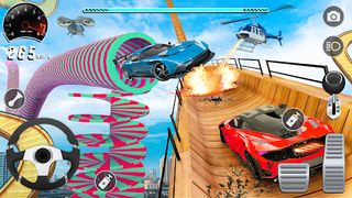 GT Mega Car Ramp Extreme Race - Screenshot 1
