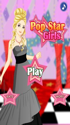 superstar dress up and makeup - Screenshot 1