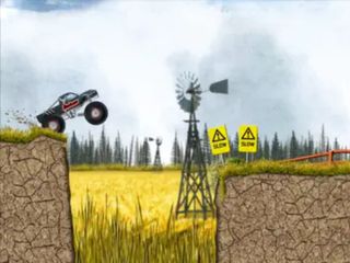 Stickman Downhill Monstertruck - Screenshot 2