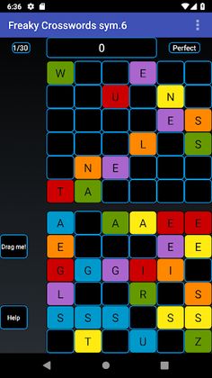 Freaky Crosswords Pro sym.6 - Screenshot 2