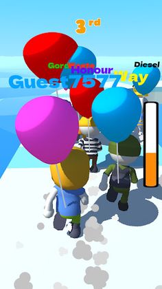 Balloon fall heroes - Screenshot 1
