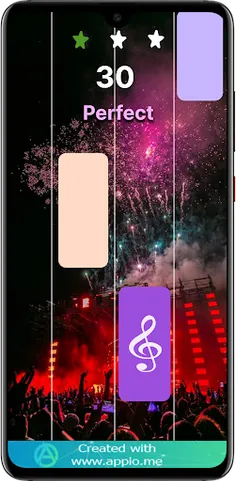 Karol G Piano Tiles - Screenshot 1