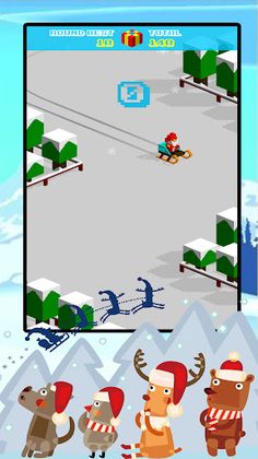 Skiing Mountain Adventure - Screenshot 1