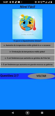 QUIZZ AQUECIMENTO GLOBAL - Screenshot 2