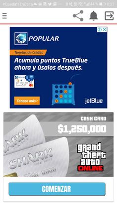 Gana Tarjeta tiburón - Screenshot 1