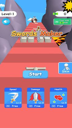 Sword Run - Sword Cut Spin - Screenshot 1