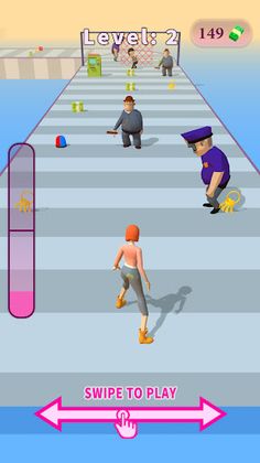 Crime Queen - Fun Race - Screenshot 1