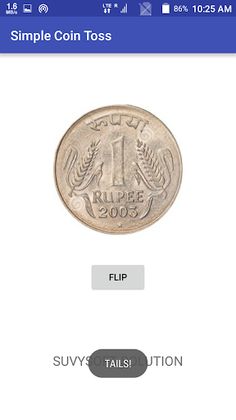 Simple Coin Toss - Screenshot 2