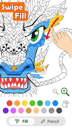 Peacolor: Adult Coloring book - Screenshot 4