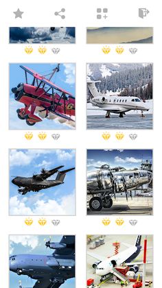 Jigsaw Aircraft Mosaic Puzzles - Screenshot 3