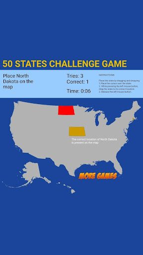 50 State Challenge puzzle - Screenshot 3