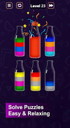 Color Water Sort Puzzle Game - Screenshot 3