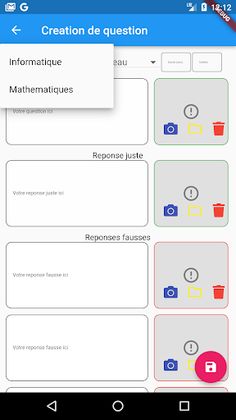 Questions a Choix Multiples - Screenshot 2