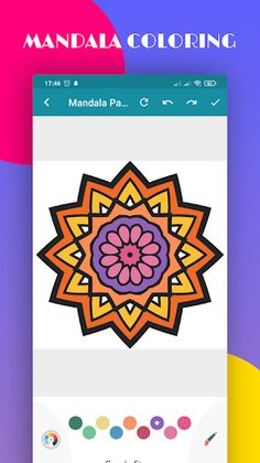 Mandala Pattern Coloring Game - Screenshot 3