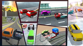 Chained Cars Against Ramp 3D - Screenshot 2