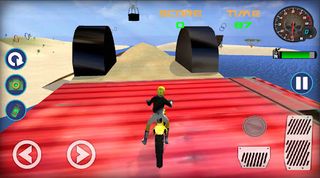 Crazy Moto Beach Race - Screenshot 3