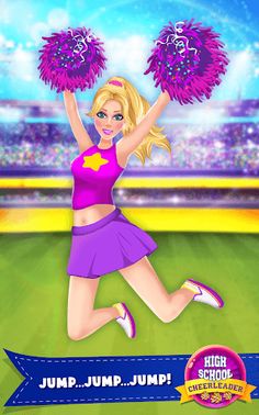 Cheerleader Dress Up Game - Screenshot 1