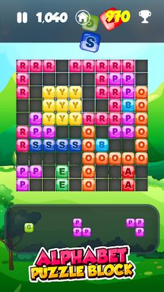 Alphabet Puzzle Block - Screenshot 2